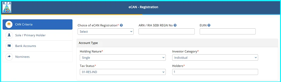 CAN Registration